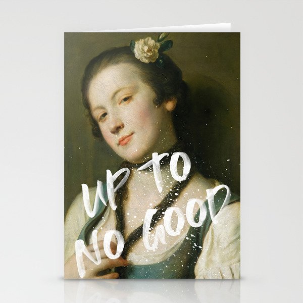 Up To No Good Stationery Cards