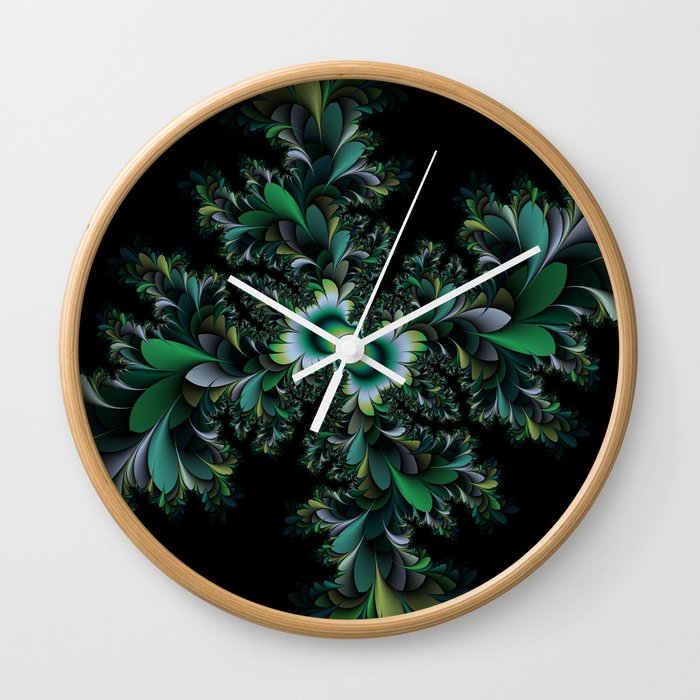 Leafy greens Wall Clock