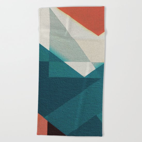 Sailing Origami Sea Beach Towel