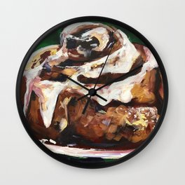 Cinnamon Roll Wall Clock
