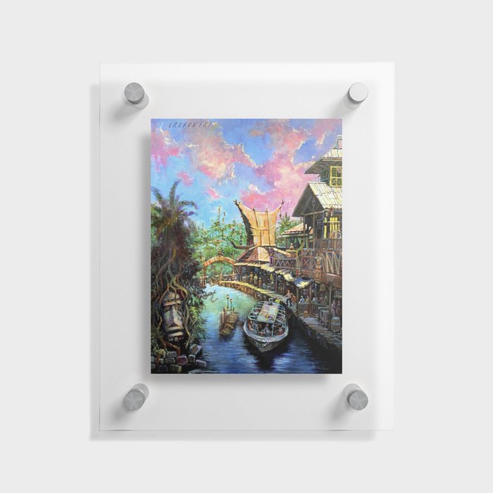 The Congo Queen Making Portage Floating Acrylic Print