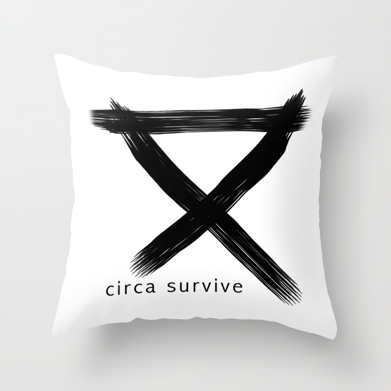 Safe Camp Symbol Circa Survive Throw Pillow By Marky Mark23