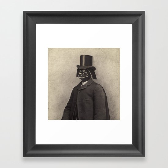Lord Vadersworth - square format Framed Art Print