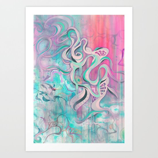 Tempest II (colour variant) Art Print