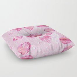 Kitsch Valentine's  Pink Party  Floor Pillow