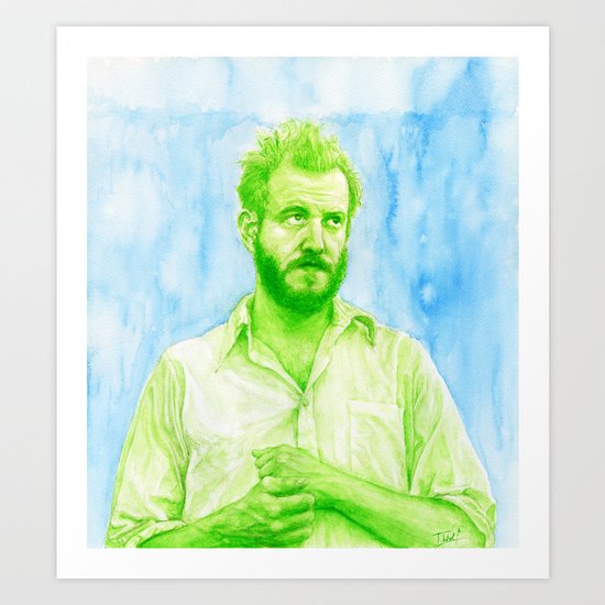 Justin Vernon "Bon Iver" Art Print