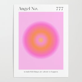 Angel Number 777 Poster