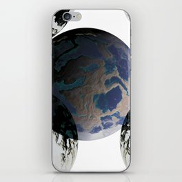 Abstract Blue Planet iPhone Skin