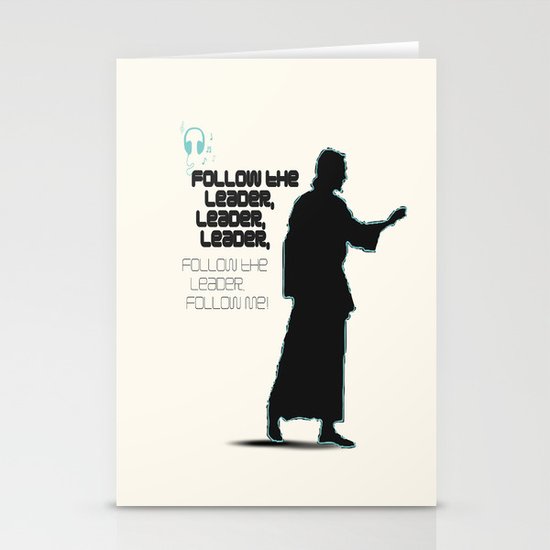 FOLLOW THE LEADER Stationery Cards