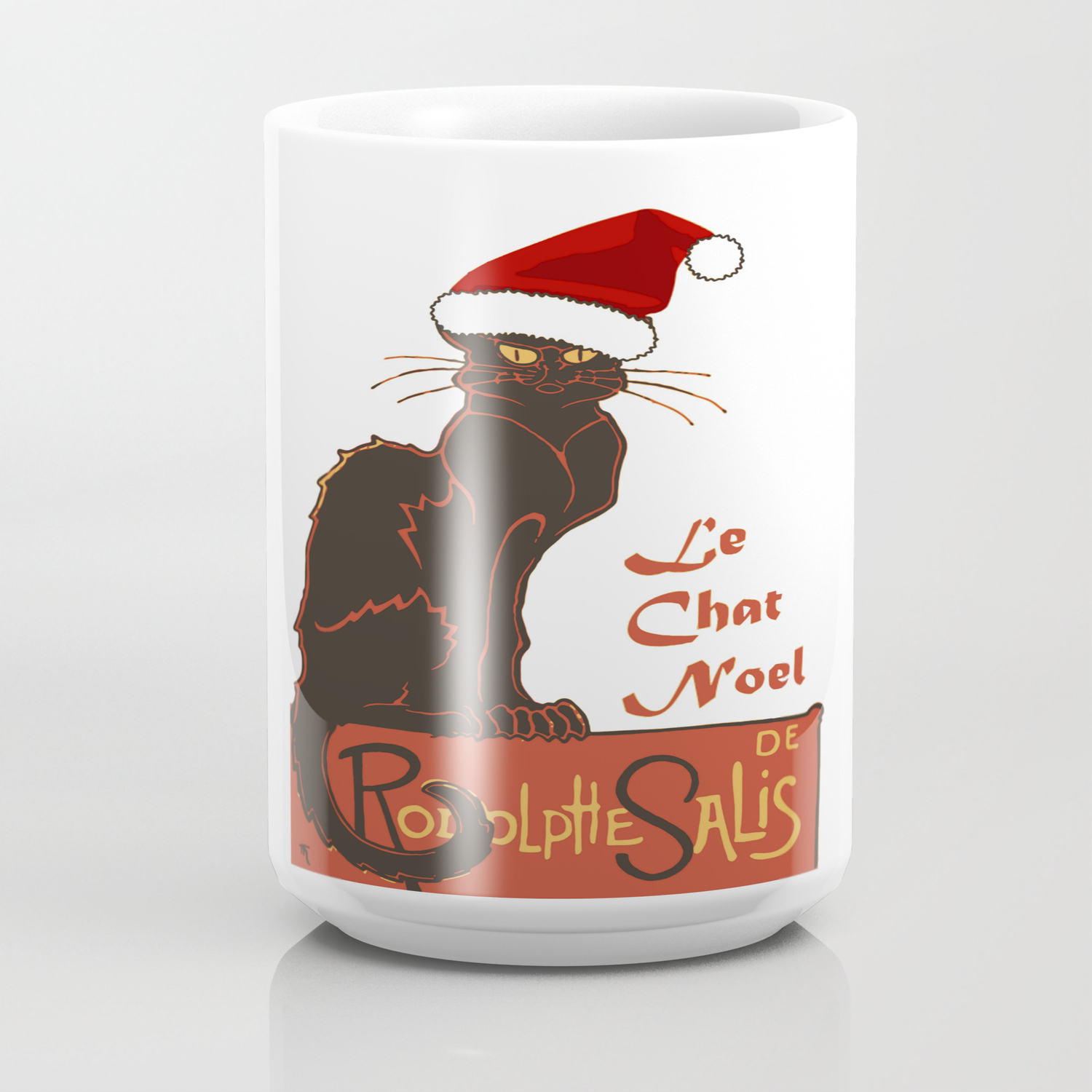 Le Chat Noel Christmas Vector Coffee Mug By Taiche Society6
