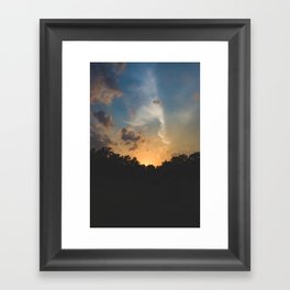 Another Texas Hill Country Sunset Framed Art Print