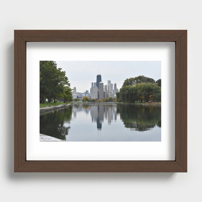 constant reflection Recessed Framed Print