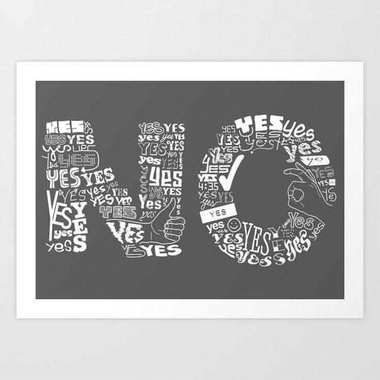 Mixed Messages Art Print
