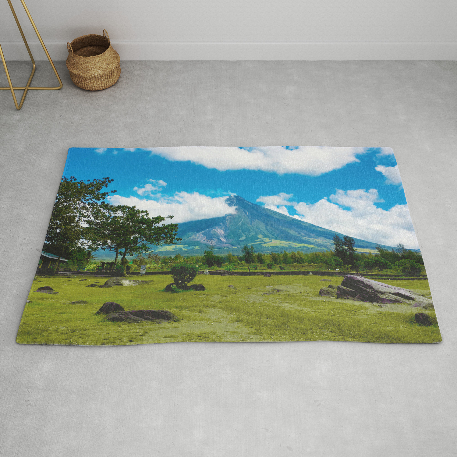 Mayon Volcano Rug By Terainbdesigns Society6