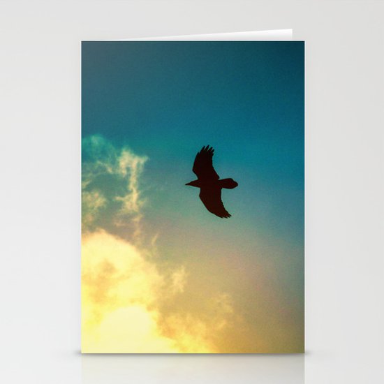 Raven Flight Stationery Cards