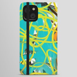 Abstract expressionist Art. Abstract Painting 20. iPhone Wallet Case