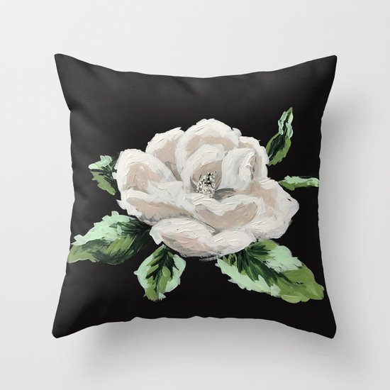 Magnolia Throw Pillow by Holli Huyser Society6