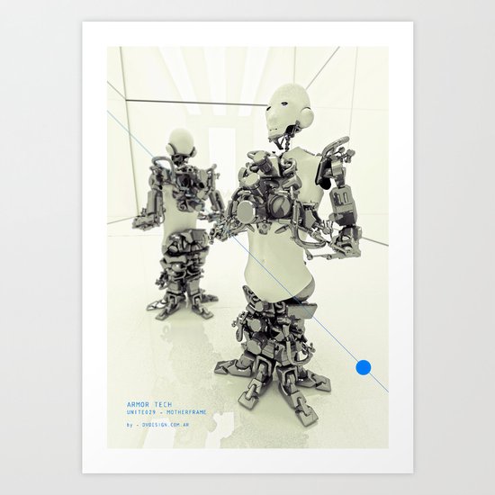 MOTHERFRAME Art Print