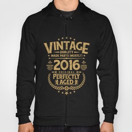 Vintage Birthday Tee Funny Shirt For Him 2016 Perfectly Aged Hoody