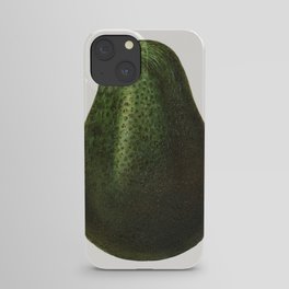Vintage avocado illustration. 9 iPhone Case