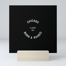 Chicago - IL, USA (Black Badge) Mini Art Print