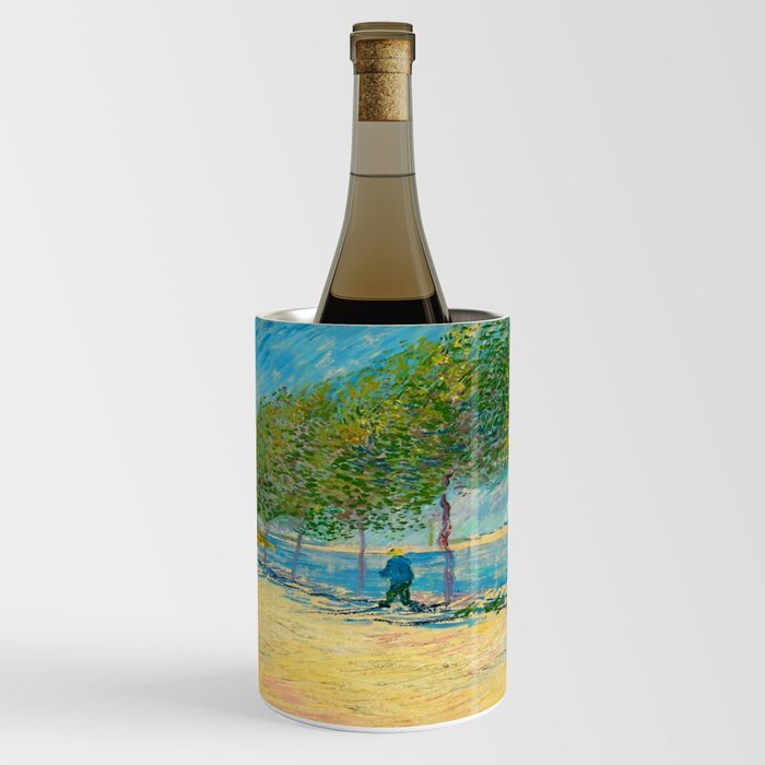 Vincent van Gogh By the Seine, 1887  Wine Chiller