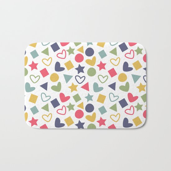 Colorful Lovely Pattern Bath Mat