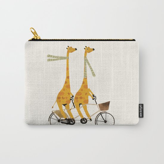 lets tandem giraffes Carry-All Pouch