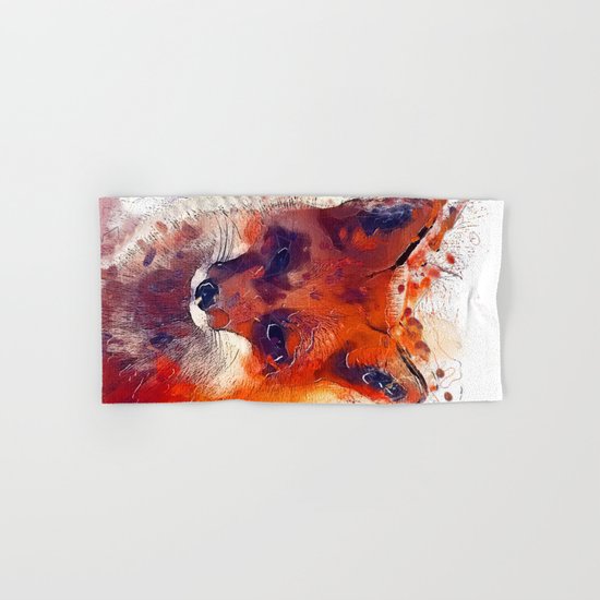 Red fox Hand & Bath Towel