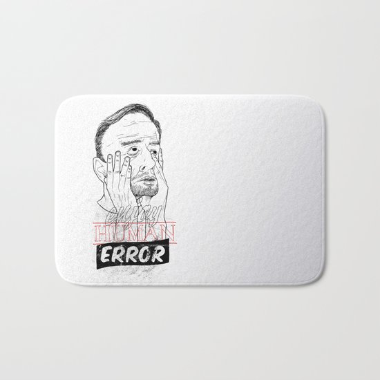 enjoy human error Bath Mat
