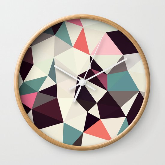 Retro Tris Light Wall Clock