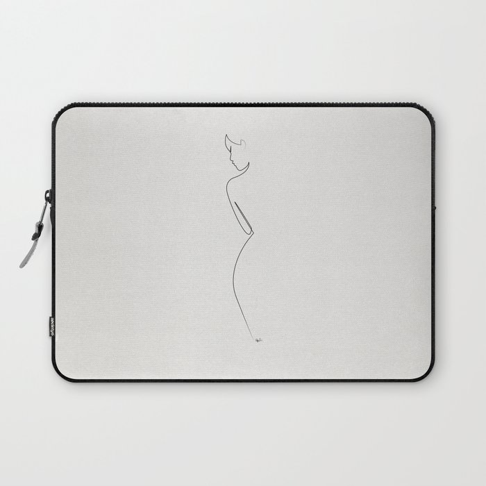 One line nude Laptop Sleeve