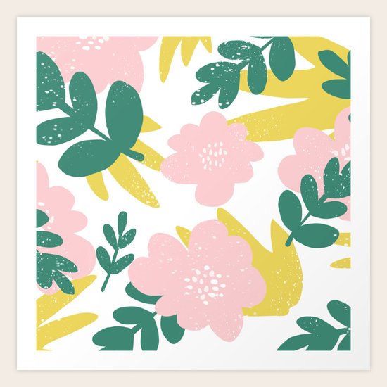 In the garden Art Print