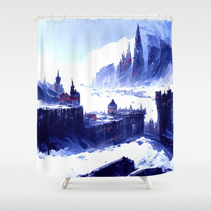 The Kingdom of Ice Shower Curtain