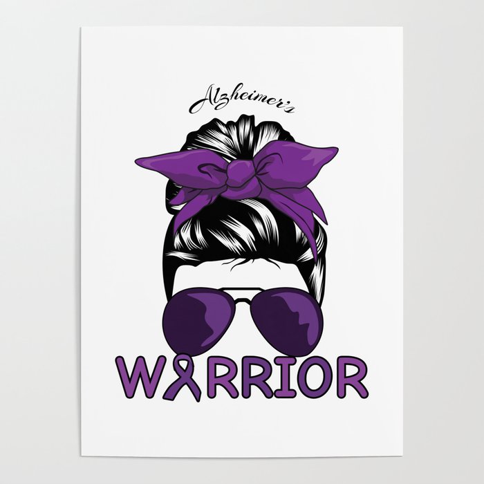 Alzheimer's Warrior Alzheimer's Awareness Poster