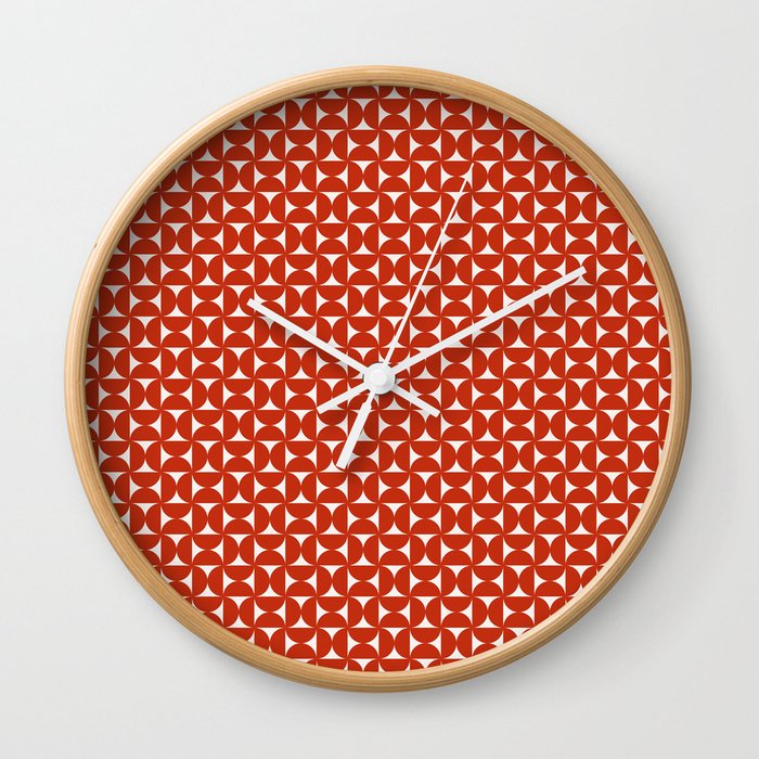Patterned Geometric Shapes XXXVIII Wall Clock