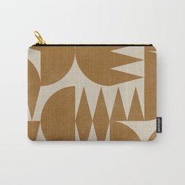 Woodblock Pattern Carry-All Pouch