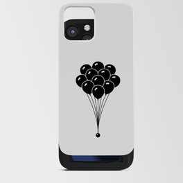 Black Balloons iPhone Card Case