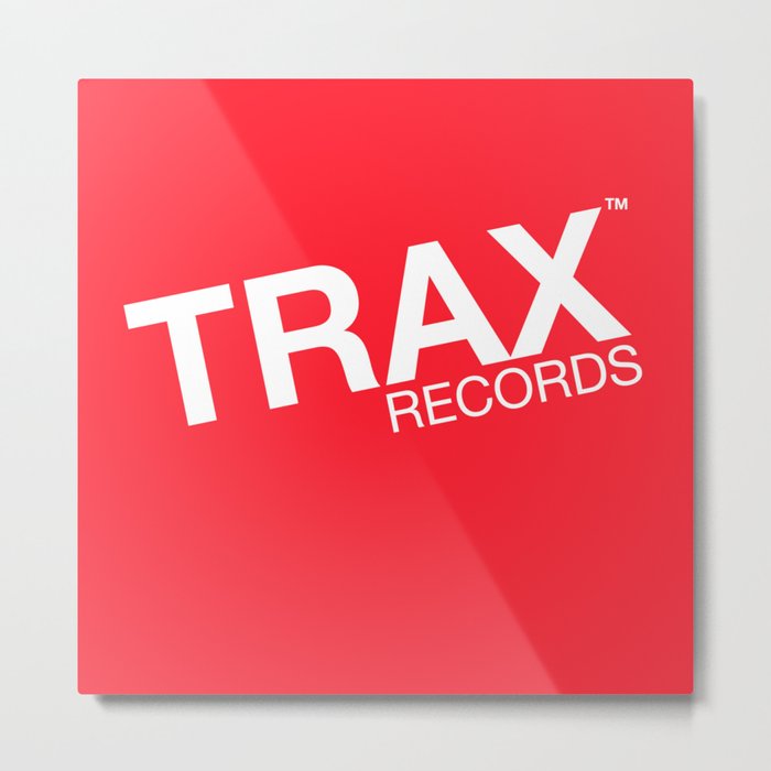 Trax Records Signature Logo Metal Print