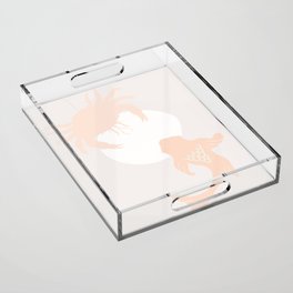 Cancer Pisces Love Acrylic Tray