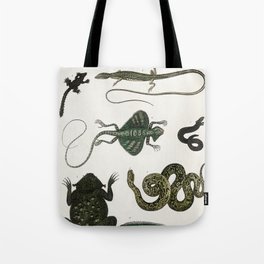 Collection of Various Reptiles  Tote Bag