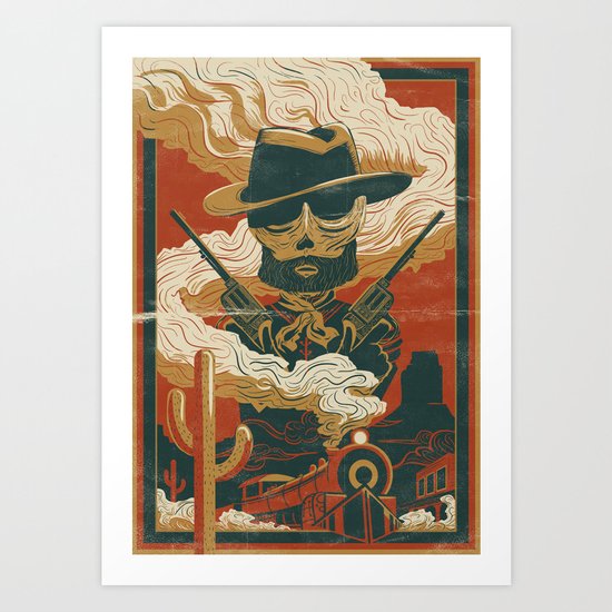 Train to Yuma Art Print