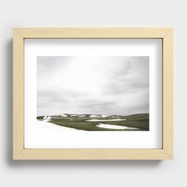 Green Hills | Landscape Photography | Spring | Prairies | Travel Canada Recessed Framed Print