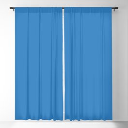 Music Bath ~ Pure Blue Blackout Curtain