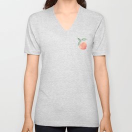 peaches V Neck T Shirt