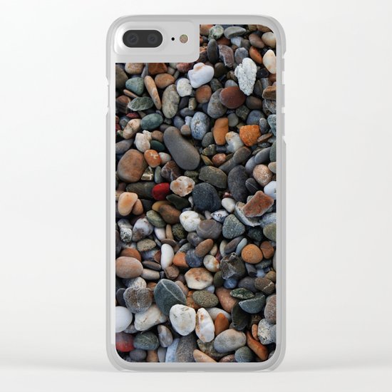 Stone multicolored Clear iPhone Case