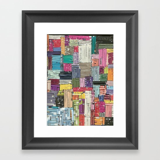 Collage Framed Art Print