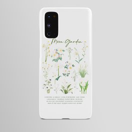 moon garden watercolor  Android Case