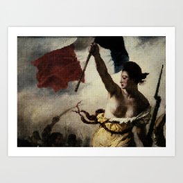 Delacroix's Liberty Art Print