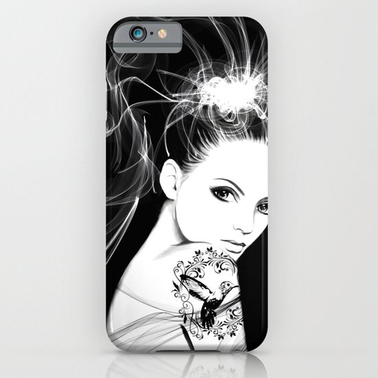 Smoke Girl iPhone & iPod Case
